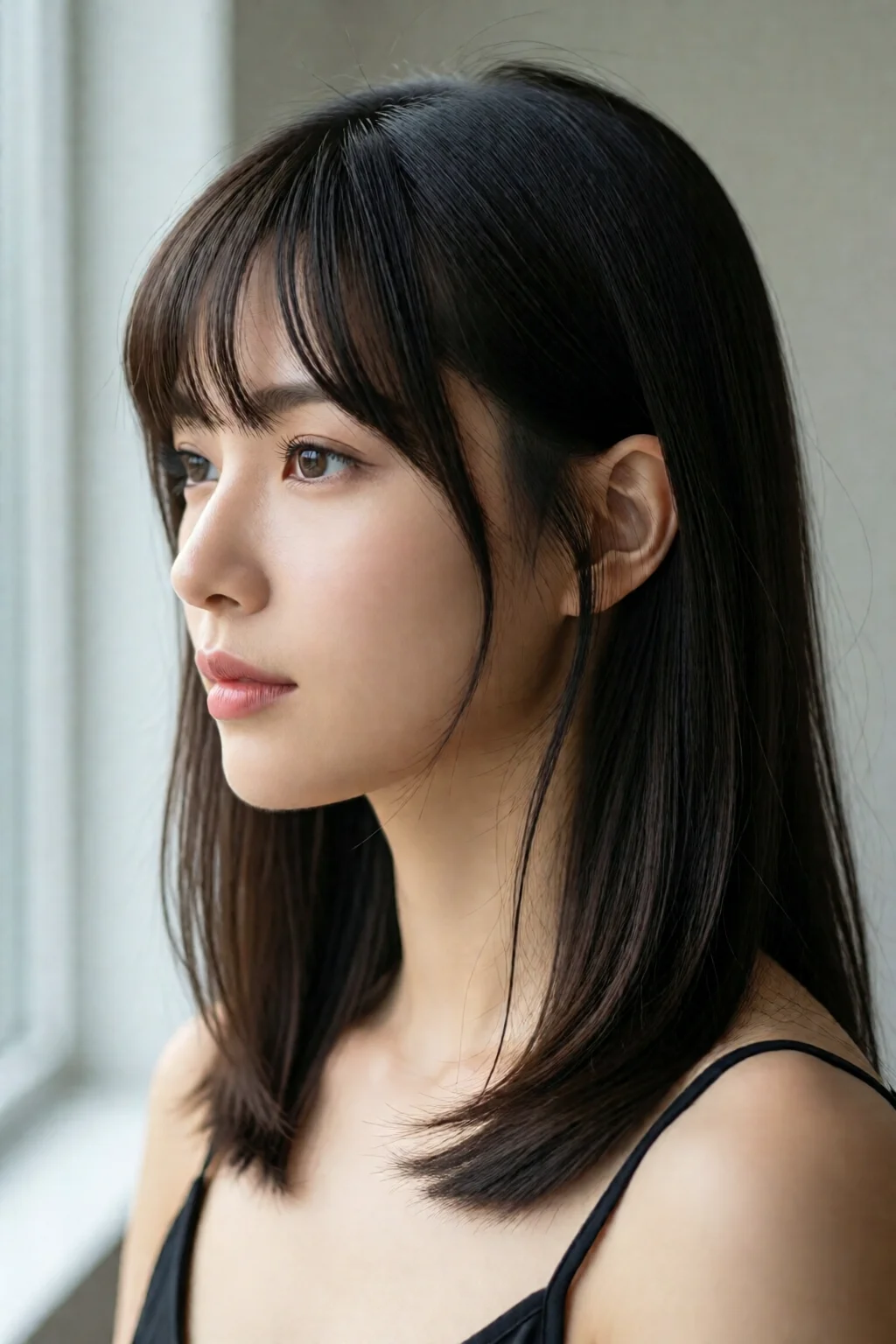 best bangs for forehead shapes