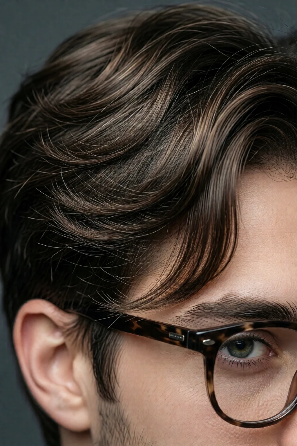 best hairstyles for glasses wearers