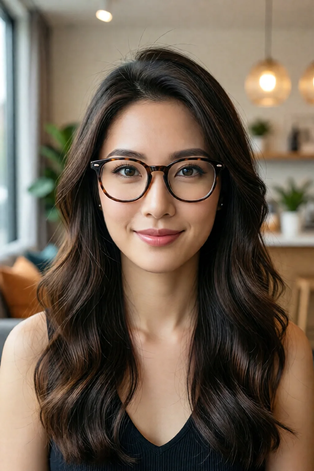 best hairstyles for glasses wearers