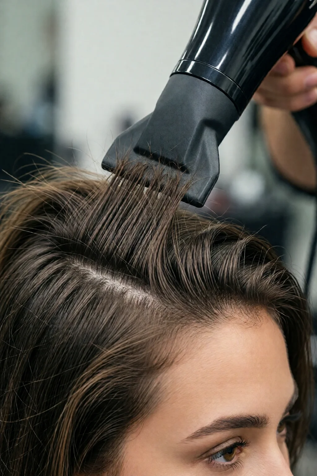 how to blow dry hair like a salon