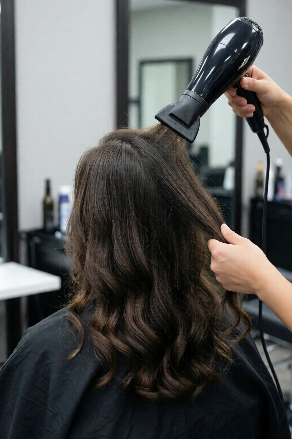 how to blow dry hair like a salon