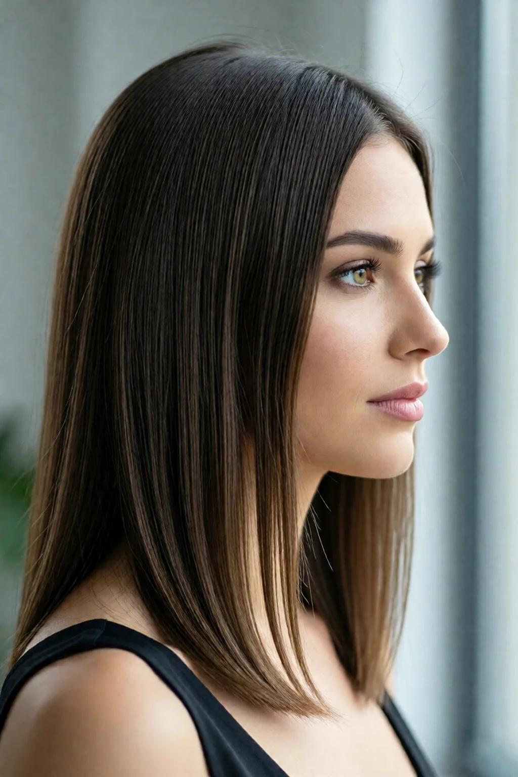 blunt cut hairstyles for straight hair
