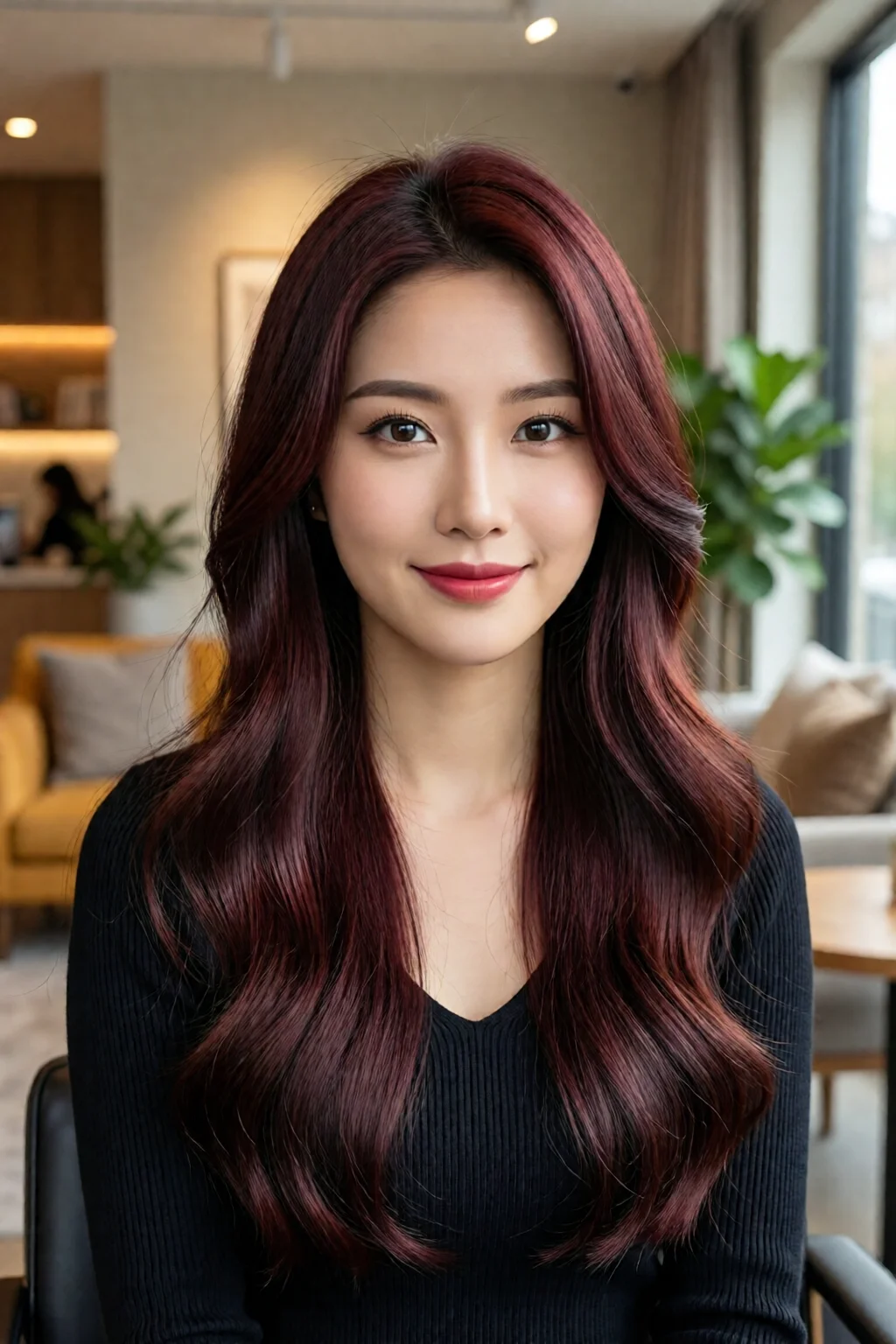 burgundy hair color ideas and styles