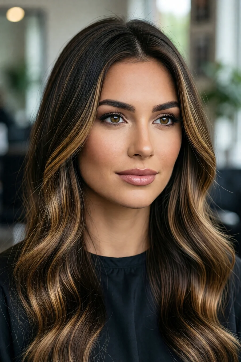 caramel highlights on dark hair - professional guide and tips