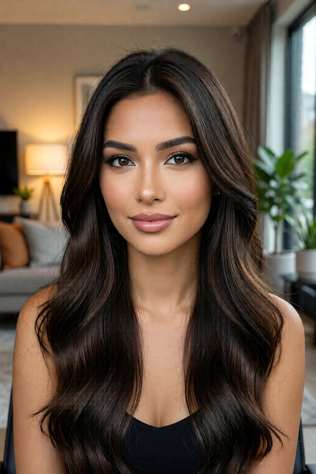 dark chocolate brown hair color ideas