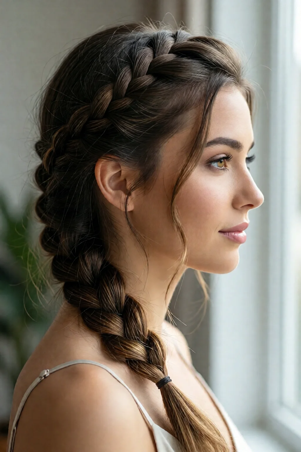 easy braided hairstyles for beginners