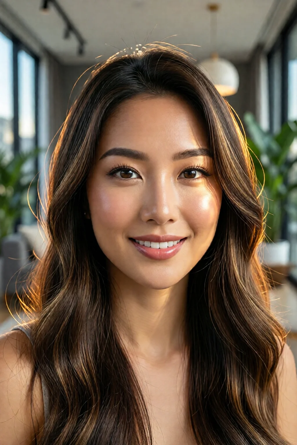 face framing highlights ideas