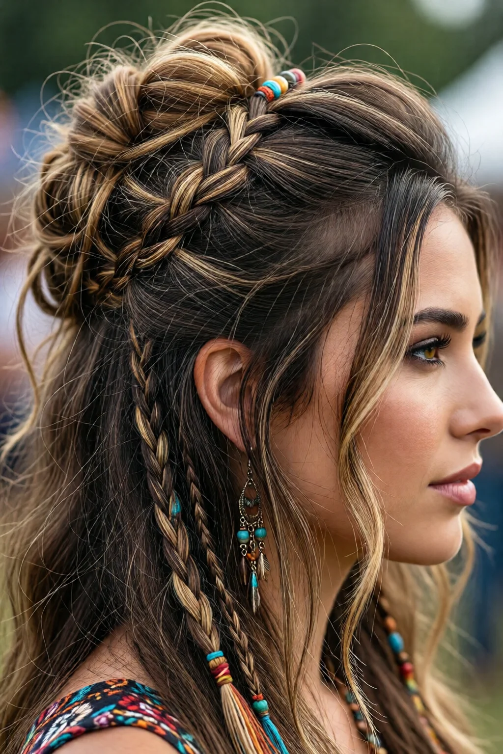 festival hairstyles boho and trendy