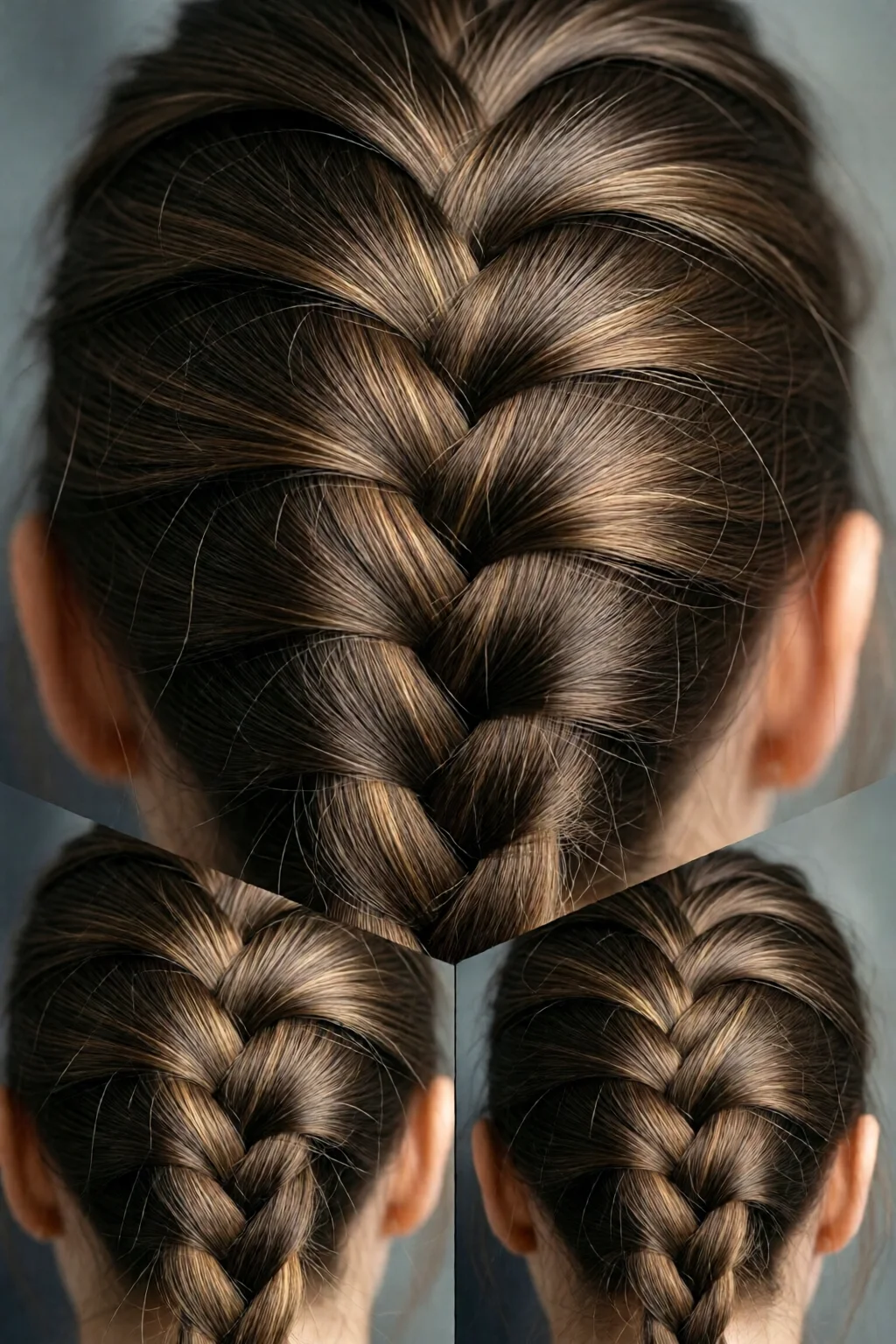 how to do a french braid step by step