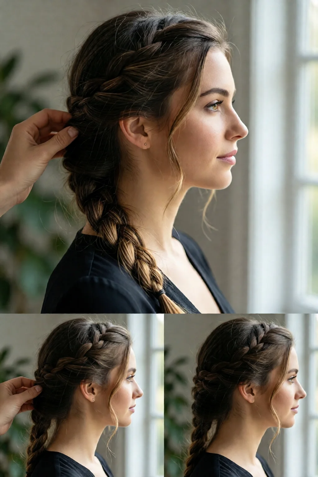 how to do a french braid step by step