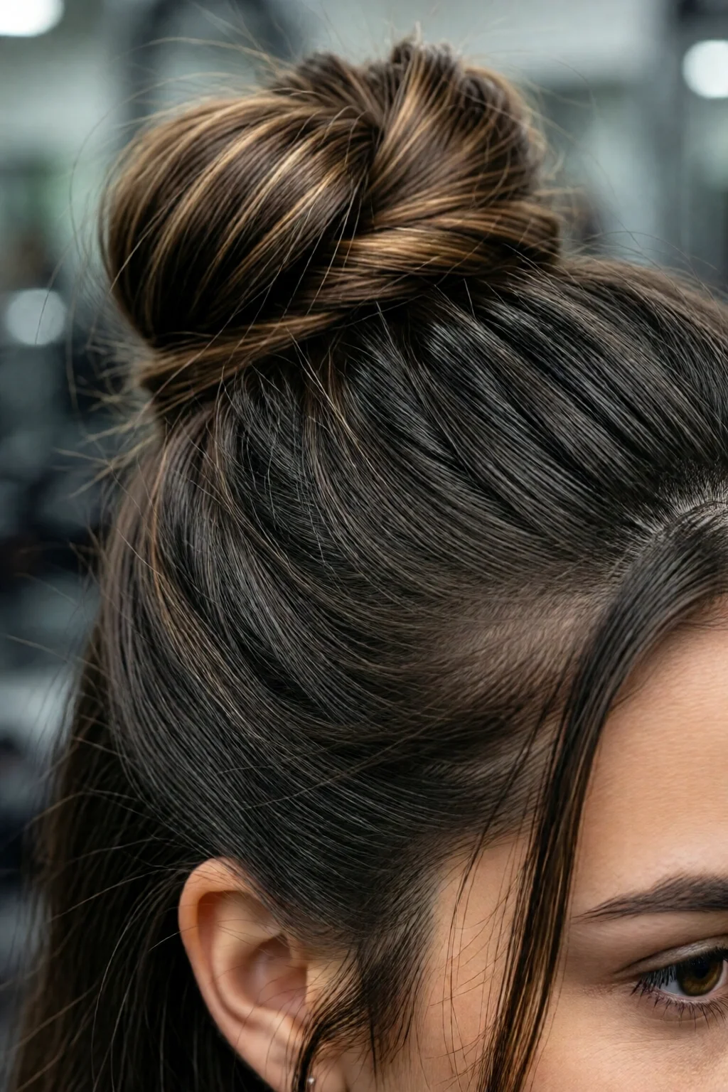 gym hairstyles that stay in place
