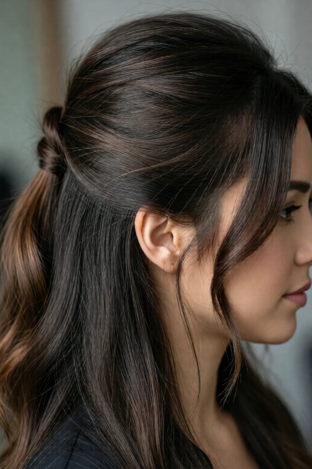 half up half down hairstyles ideas