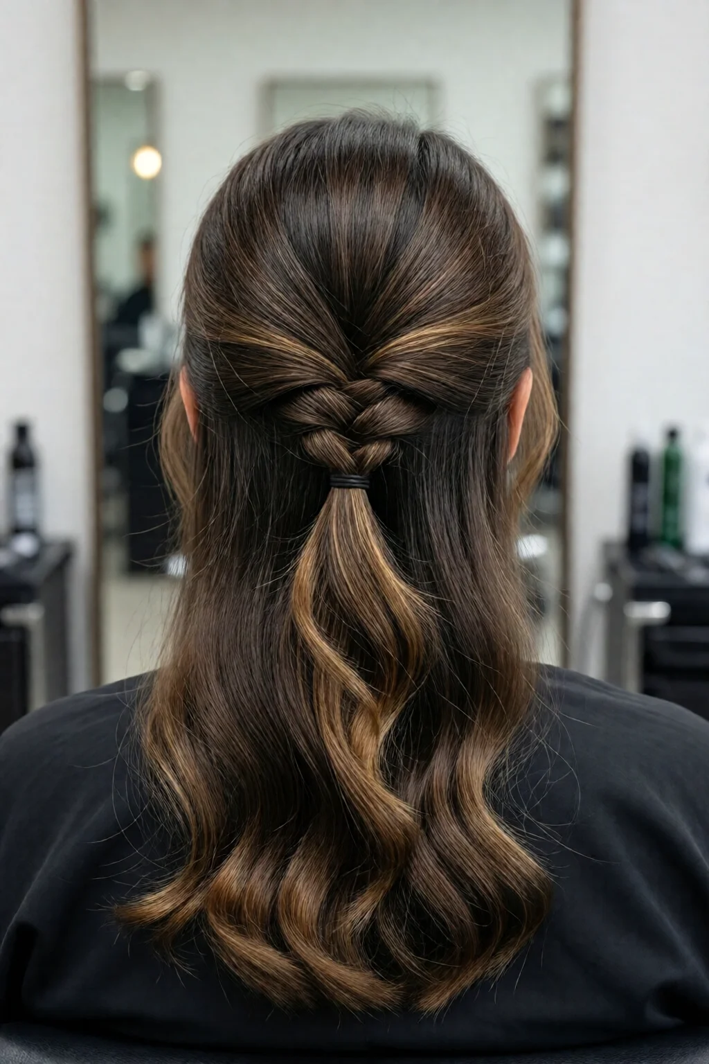 half up half down hairstyles ideas