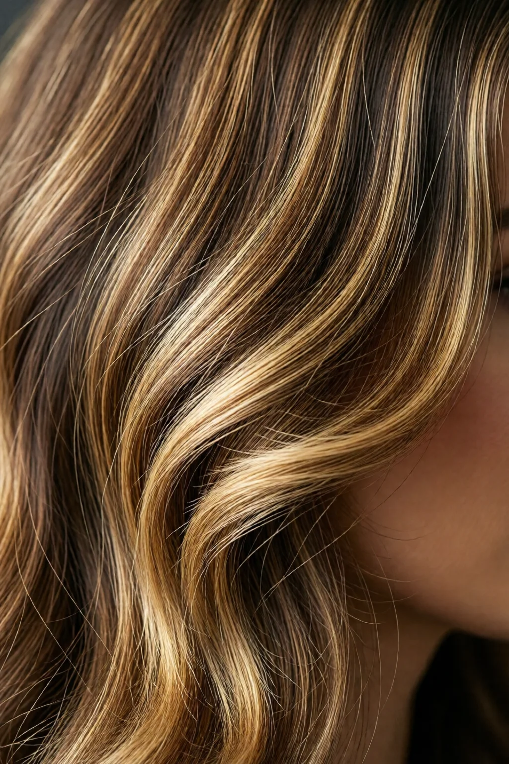 honey blonde highlights for brown hair