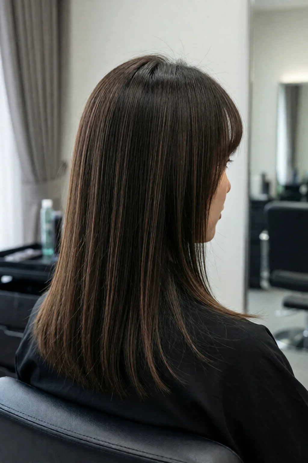 how to style curtain bangs at home