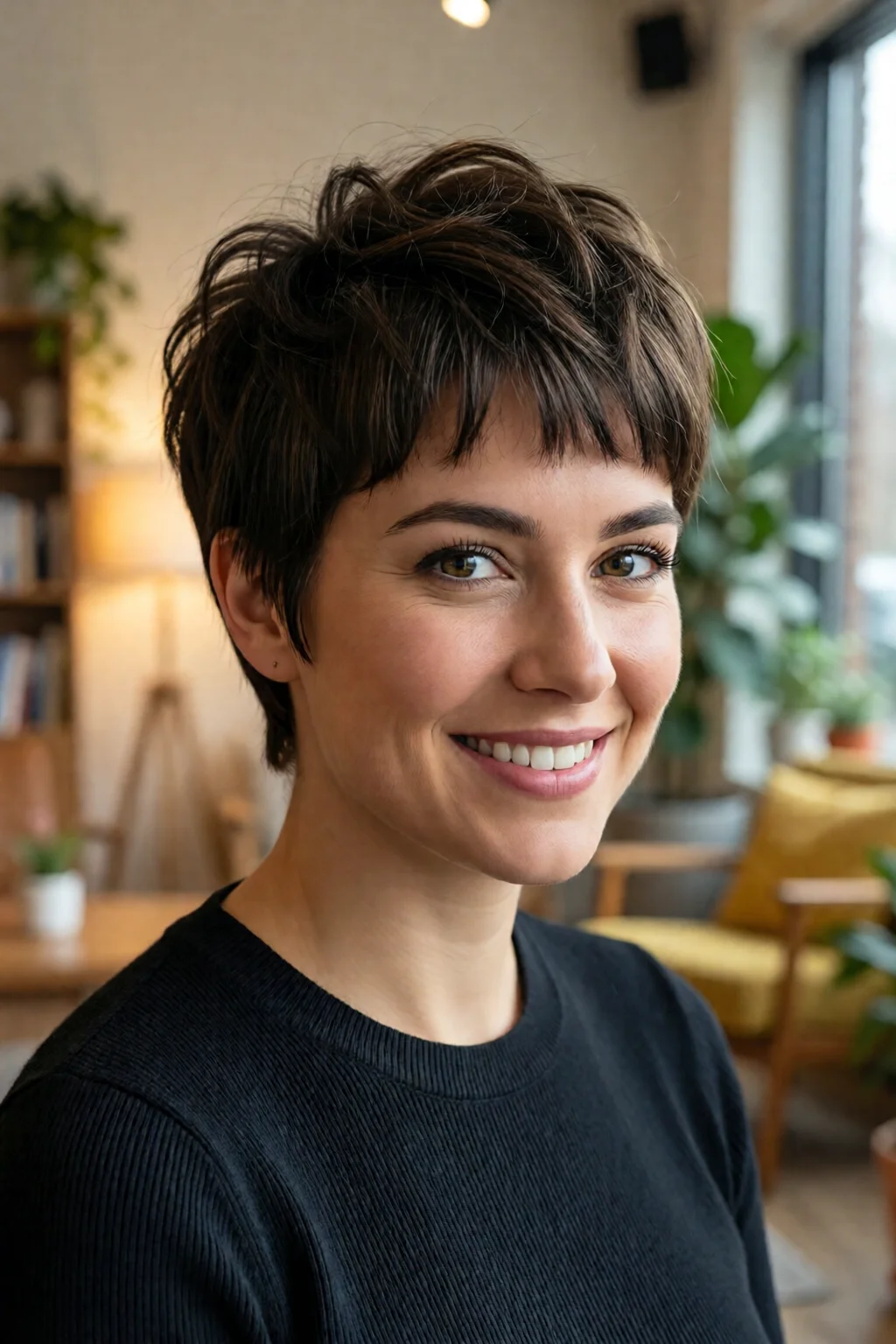 pixie cut styles for thick hair