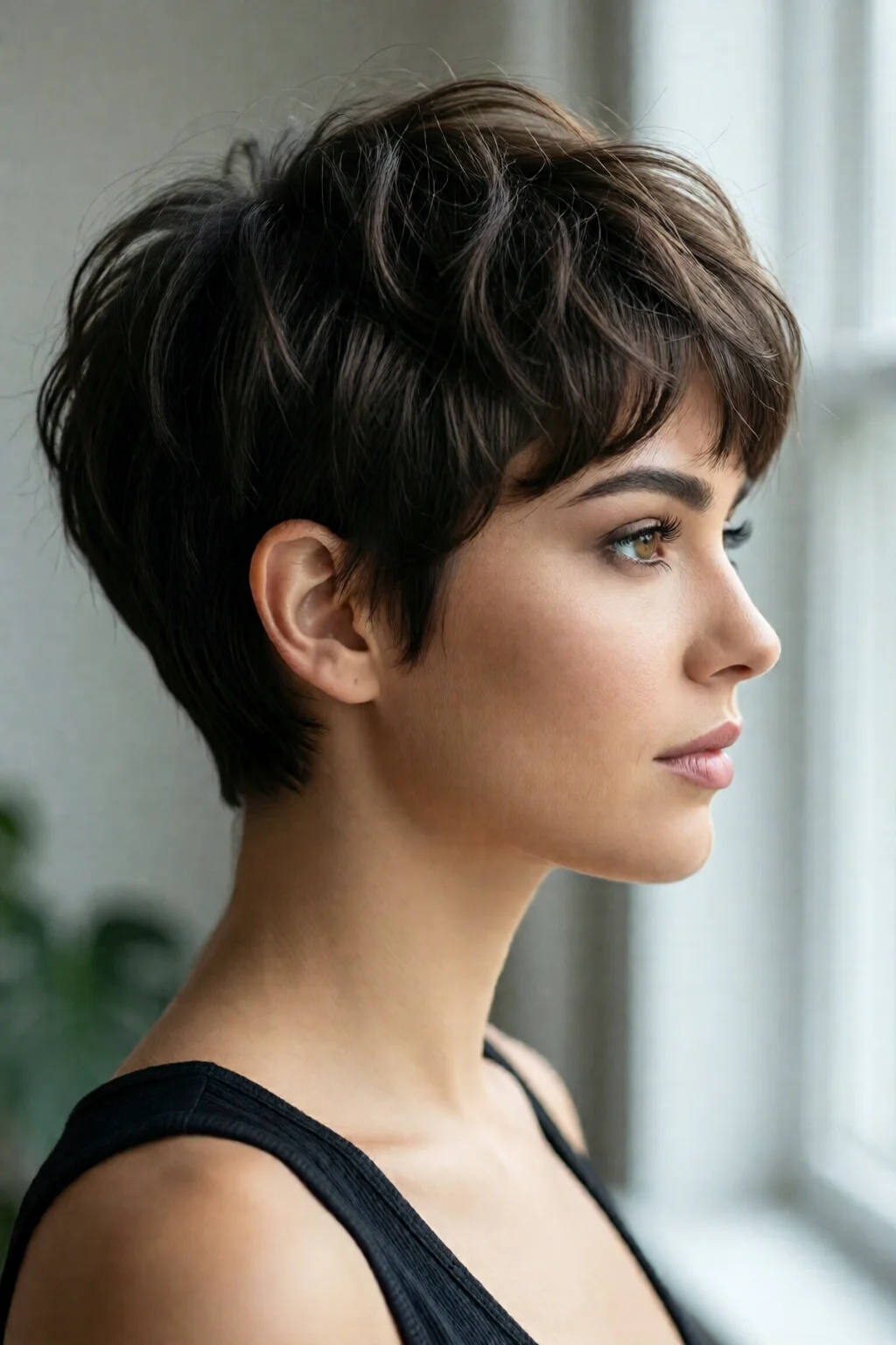 pixie cut styles for thick hair