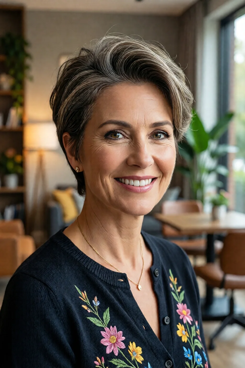 short haircuts for women over 50