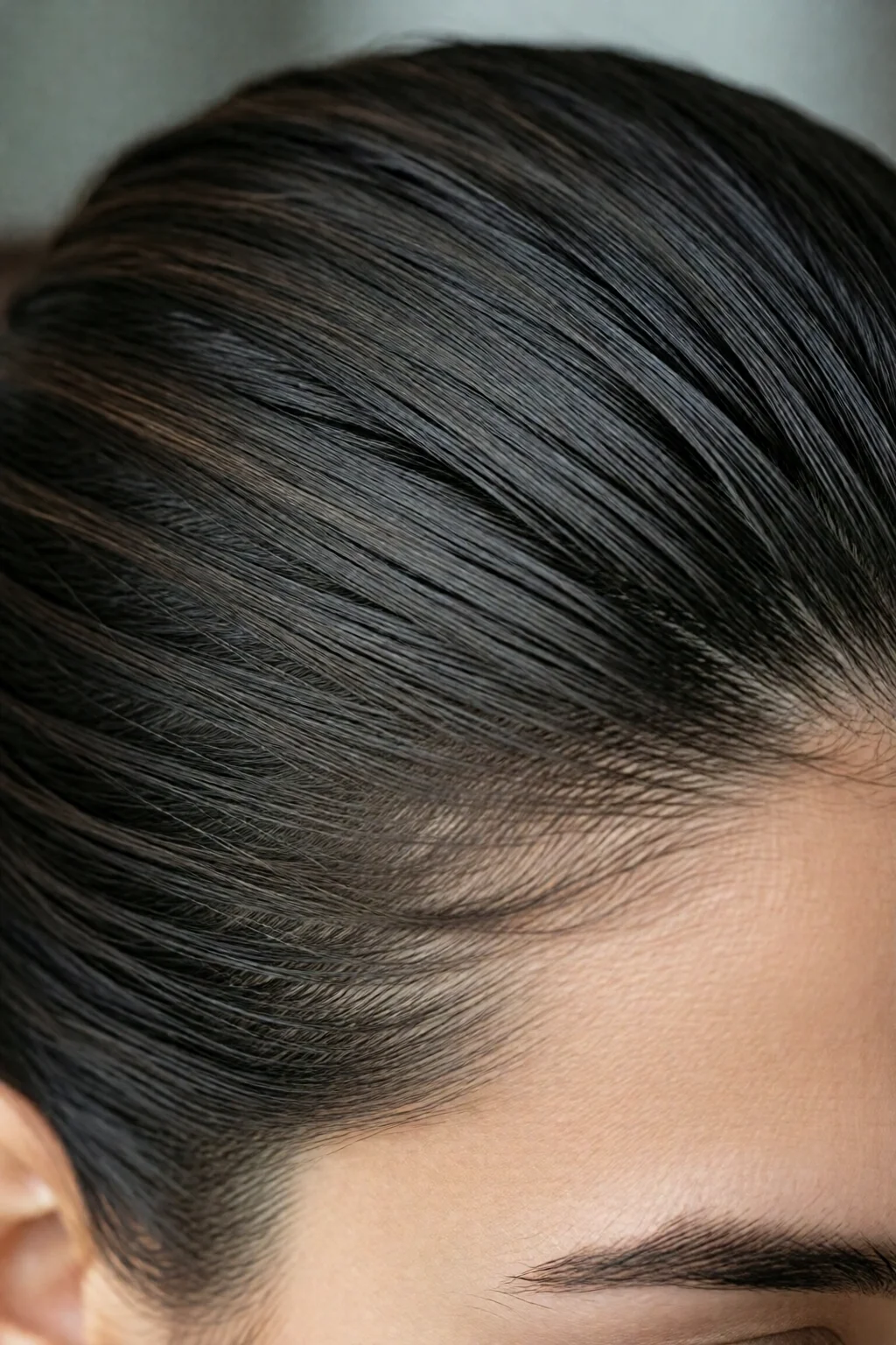 slicked back hair for women tutorial