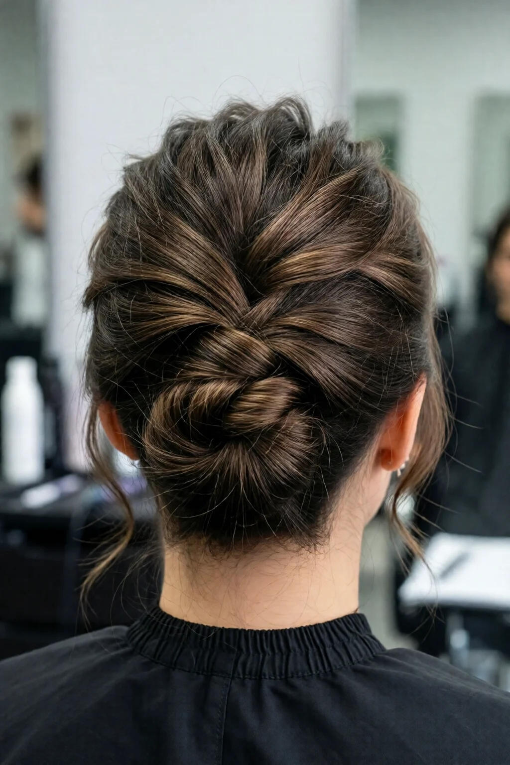 twisted updo hairstyle tutorial