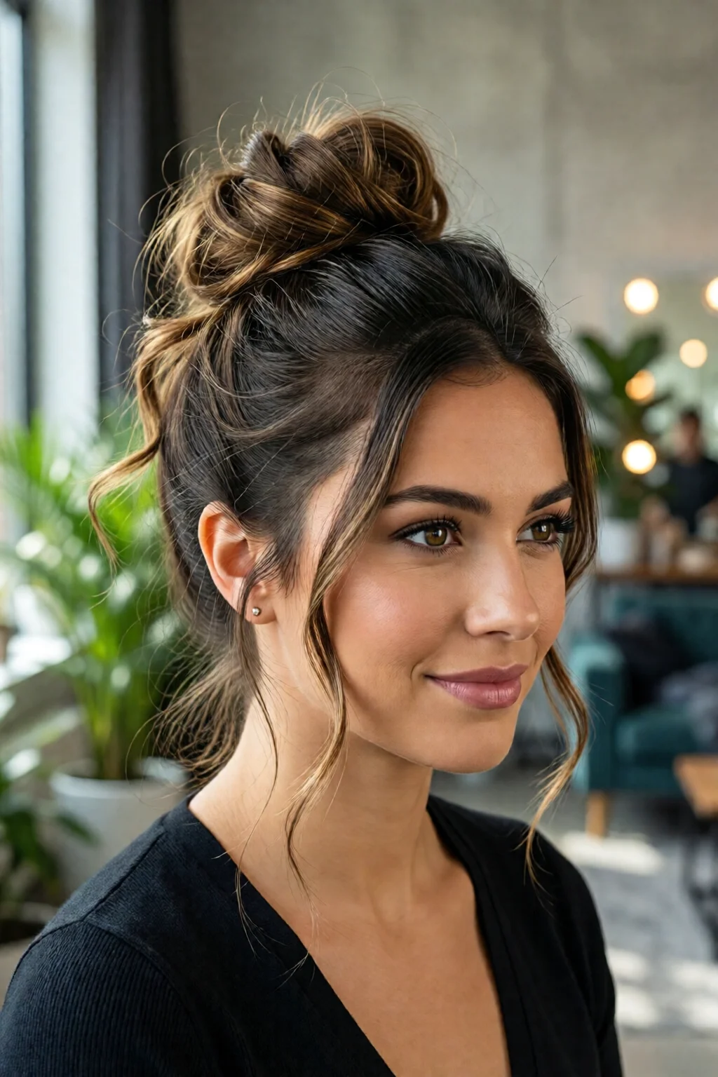 twisted updo hairstyle tutorial